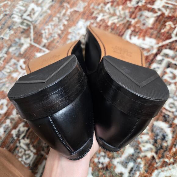 ALLEN EDMONDS Park Avenue Black Dress Shoes Mens 9 bench welt Excellent - Picture 12 of 13